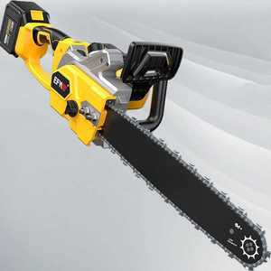 충전식 전기톱 무선 절단기 고출력 정원 체인 목공