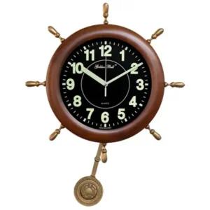 GB4415 야광 무소음 주석 원목 추 벽시계 월넛 국산 추시계 원목시계 원목추시계 야광시계