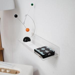 [라일리] Rly 아크릴 무타공 선반 투명 5T 600x100mm_C600_037