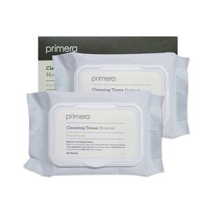 프리메라 모이스처 클렌징 티슈 50매 + 50매 저자극 도톰한 원단