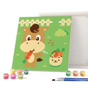 [아트박스]/아이러브페인팅 DIY캔버스형 그림그리기 20x20cm 12간지_말