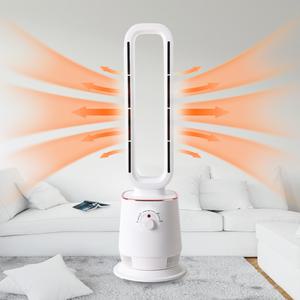 PTC 날개없는 타워형 입체바람 온풍기