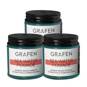 그라펜 제주 Hair Care 해수 포마드 헤어왁스 100g 3개