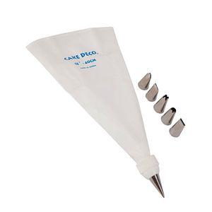 케익 데코 모양깍지 6종(대) 생크림 짤주머니 홈베이킹 틀 도구