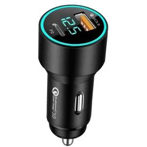 고품질 차량용시거잭충전기 PD충전 차량용 고속시거잭 블랙 (WF9B62F)