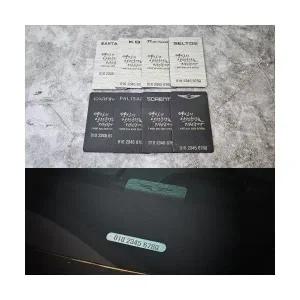 MLC Safe 양면 주차번호판 차대번호 타입 제네시스 G80 GV70 GV80 카니발KA4 쏘렌토MQ4 올뉴쏘렌토 싼타페MX5 아이오닉5 제네시스G90  