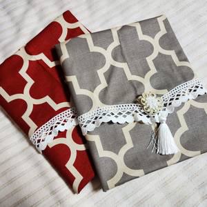 모모 김치냉장고커버 패브릭커버 주방데코 뚜껑형 2도어 김치 냉장고덮개