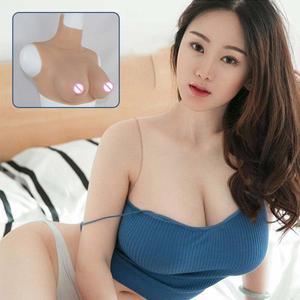 실리콘 H 컵 가슴 거 가짜 형태 남성-여성 크로스 드레싱 풀 바디 수트 의상