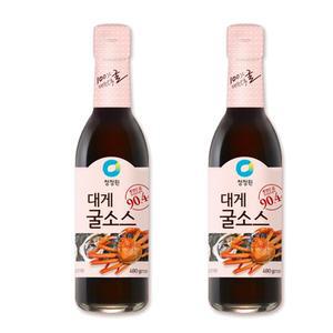 청정원 [엄마맛집]대게 굴소스(480gx2개) 1세트 감칠맛 만능소스 볶음밥 중식 겨울 식재료