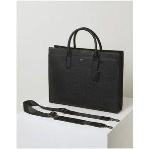 [NS홈쇼핑][헤지스ACC] 블랙 로고배색 소가죽 서류가방 HJBA4F650BK[34812975]