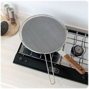 스텐 네트망 후라이팬덮개 지름 약 29cm 프라이팬커버