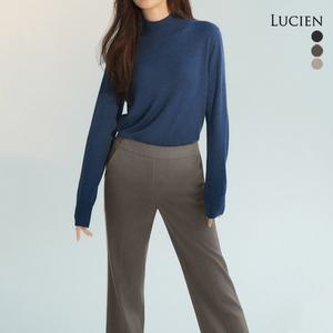 루시앙 헤링본 기모 팬츠