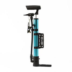 소형 공기주입기 자전거 블루 펌프 미니 바람넣기