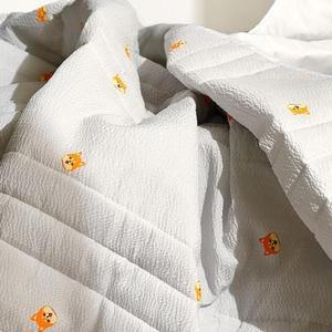 [BZJKQBFP_4B]모찌 스노우시어서커 침구 카페트 SS 그레이