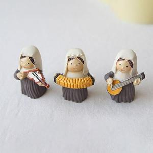 [BZJL8F6N_4C]악기연주 스타일 미니어처 3종 세트 장식