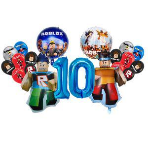 Roblox 풍선  생일 파티 장식 게임 캐릭터 알루미늄 필름 선물