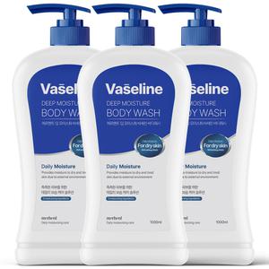 메르헨트 바세린 바디워시 1000ml x 3개 약산성 대용량 퍼퓸 향좋은 바디클렌저