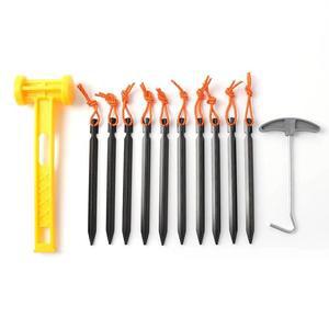 [JHP29O41_51D4]캠핑단조팩 팩망치 텐트고정핀 4종패키지