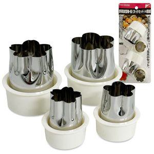 [기타]엔조이 NYXSASVM 모양틀세트4p (꽃모양 C-4677) 쿠키 야채 커터