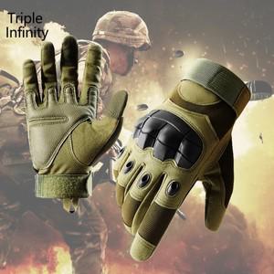 남성용 야외 전술 장갑 전체 손가락 보호 스포츠 훈련 군사 팬 터치 스크린 미끄럼 방지 사이클링 오토바이