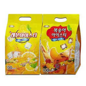 이레 복숭아 아이스티 100T+레몬 100T 총200T