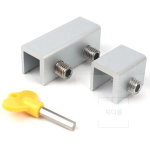 창문 열림방지 창틀 고정장치 스토퍼 1구 2구 고정용품 창문열기손잡이