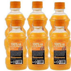 빙그레 제주 삼다향 착즙 레드향 감귤주스 320ml (6입)