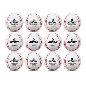 [KGPQT8OD_4B]NEW 12개입 WB8110 고무 연습구 연식야구공