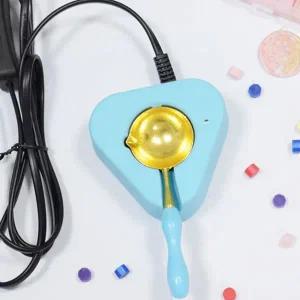 스노우 보드 왁싱 왁스 스키 다리미 범용 전기 화로 DIY 스탬프 공예 실용적인 파이어 키트 스크랩북 선물