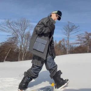 남자 여자 스키복 남성 여성 보드복 세트 남녀공용 따뜻한 카우보이 스키 슈트 후드 바지 방수 방풍 반사