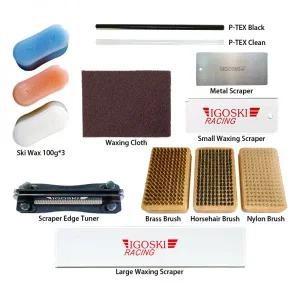 스노우 보드 왁싱 왁스 스키 다리미 완벽한 스노우보드 튜닝 콤보 키트 P-TEX 브러시 포함