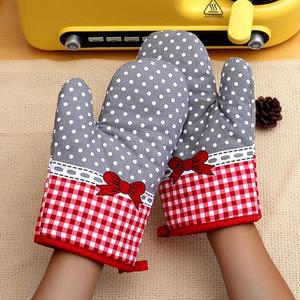 [KGPQVM0T_4B]오븐장갑 2p세트(리본) 주방 냄비장갑