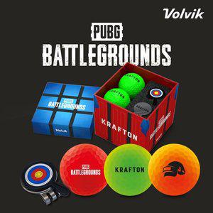 [볼빅]배틀그라운드 골프공세트 [6구+볼마커]