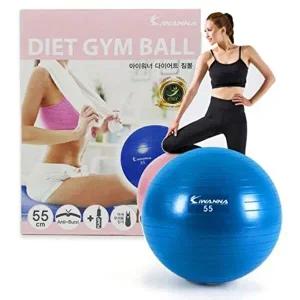 [베프몰]짐볼 KPHXOBJJ 필라테스 요가 스트레칭 홈트 짐볼 블루 55cm