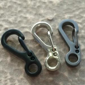 EDC SF 기어 미니 용수철 행잉 마운틴 클라이밍 파라코드 퀵드로우 카라비너 키링 생존 캠프 걸쇠 후크 배