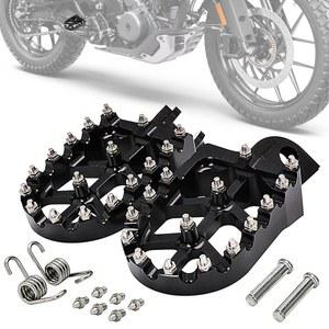 IUVWISN 더트 바이크 풋 페그, 스프링 볼트가 장착된 모터사이클 페그 690 엔듀로 R /SMC R,790 890 950 990 1050 1090 1190 1290 어드벤처 /R /S /T 블랙