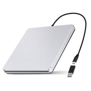 노트북용 NOLYTH CD ROM 외장 드라이브 DVD 플레이어, Mac용 슬롯 인 외장, Apple용 USB C 슈퍼 드라이브, PC 컴퓨터용 휴대용 버너 광학 디스크 리더 Windows MacBook