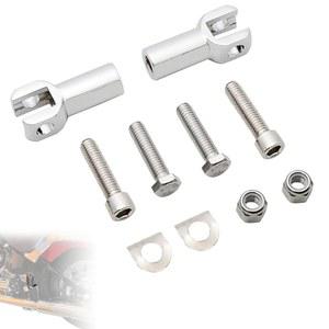 FOVPLUE 승객 발페그 지지 키트, 할리 소프트테일 2000-2006용 페그 장착, 팻 보이 스탠다드 야간 열차 스프링거 헤리티지 클래식, 50942-00, 크롬으로 교체