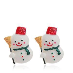 [MENP14KR_52AJ]크리스마스 글리터 눈사람 겨울 파츠