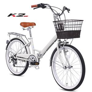 2025 K2BIKE 케이투바이크 클래식 접이식 여성용자전거 스와니FD 22인치 7단