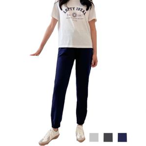 여성 밑단시보리 래귤러핏 츄리닝바지 런닝 조깅 볼링 운동