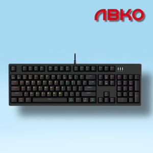 앱코 K660S V2 카일 광축 V2 게이밍 기계식 키보드 블랙 텍타일 갈축