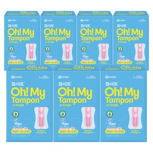 화이트 오마이탐폰 유기농순면 10+2개입 7개