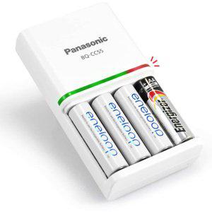 파나소닉 AAA AA충전지 고속충전기 배터리 잔량확인