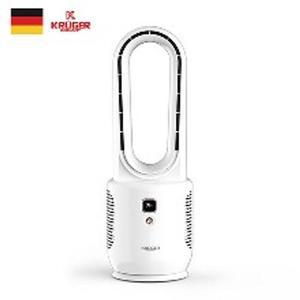 [BZJIK09O_4B]날개없는 에어홀 무선 선풍기 화이트