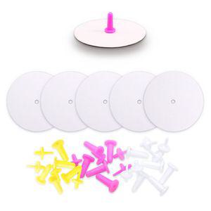 종이 팽이 만들기 원판 심 그리기 -약100개 꾸미기