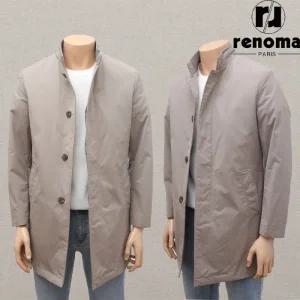 [롯데백화점]레노마 [패딩내피]SS 베이지 간절기 최고급 프리미엄 트렌치 반코트 RIOPBH01AJD