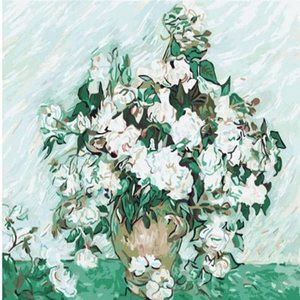 흰장미 명화그리기 그림 그리기 키트 (WFGWS5Q)