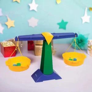 러닝리소스 양팔저울 바구니 세트 무게측정 비교 수개념 학습 저울 숫자놀이 두뇌발달 어린이