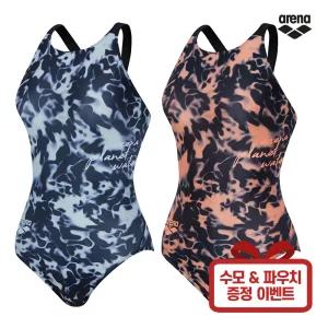 ARENA 아레나 여자 수영복 원피스 A4SL1CO10 수모 파우치 증정